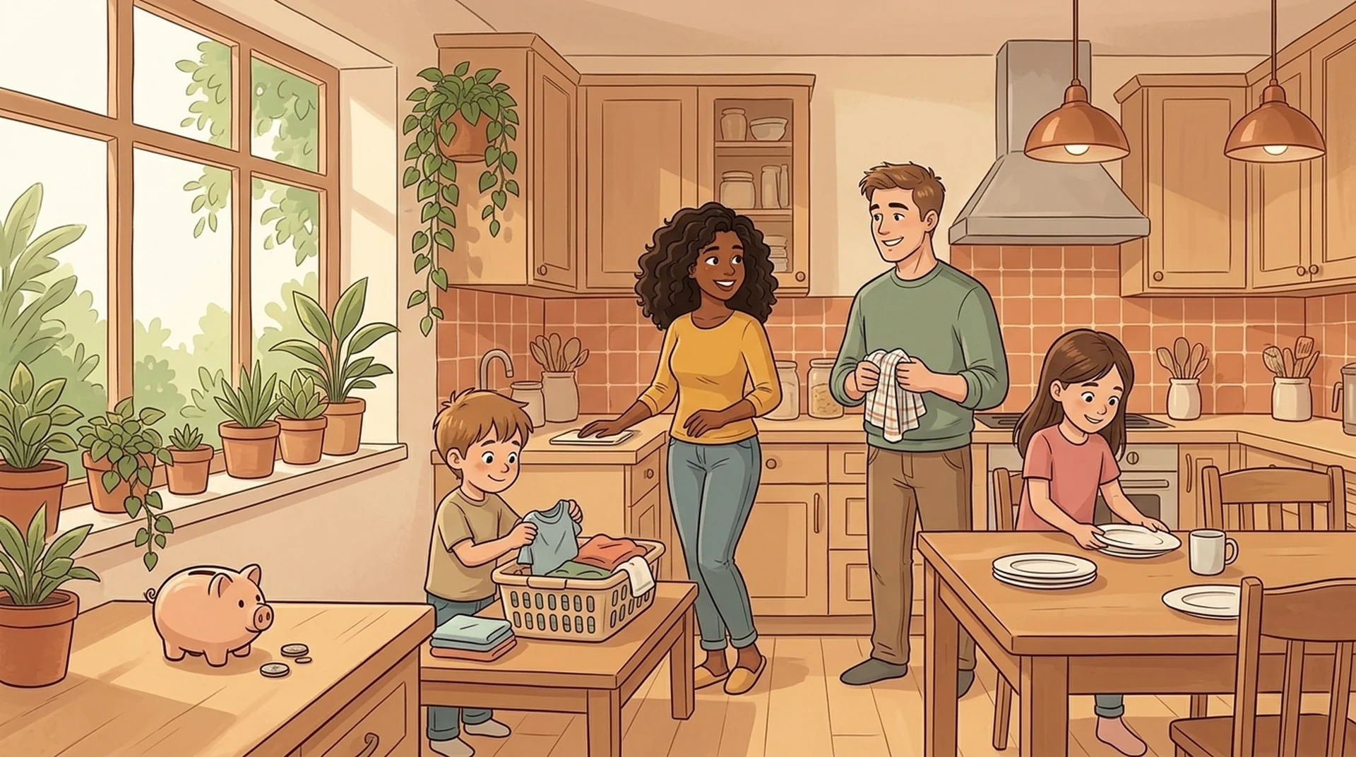 Argent de poche et tâches ménagères : faut-il payer les enfants pour aider à la maison ?